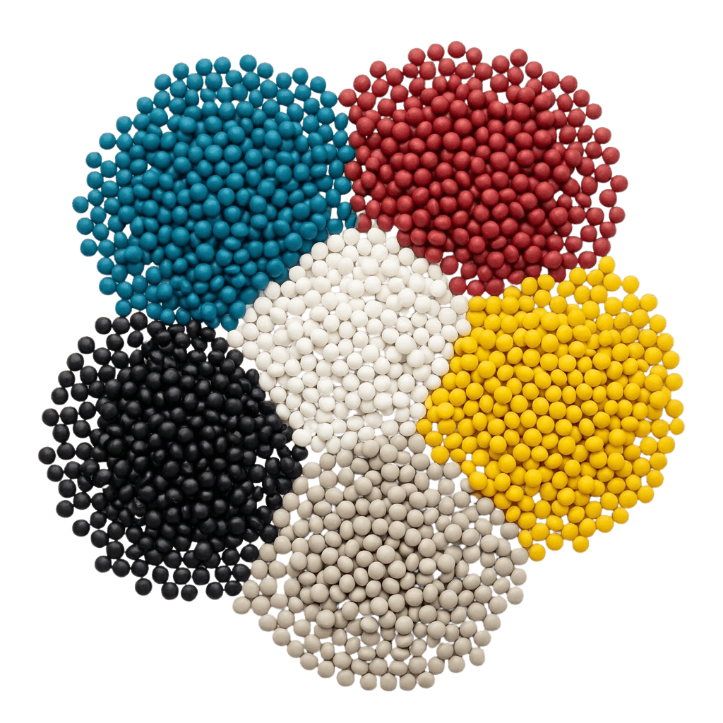 Bio Tech Africa biodegradable granules in six colours