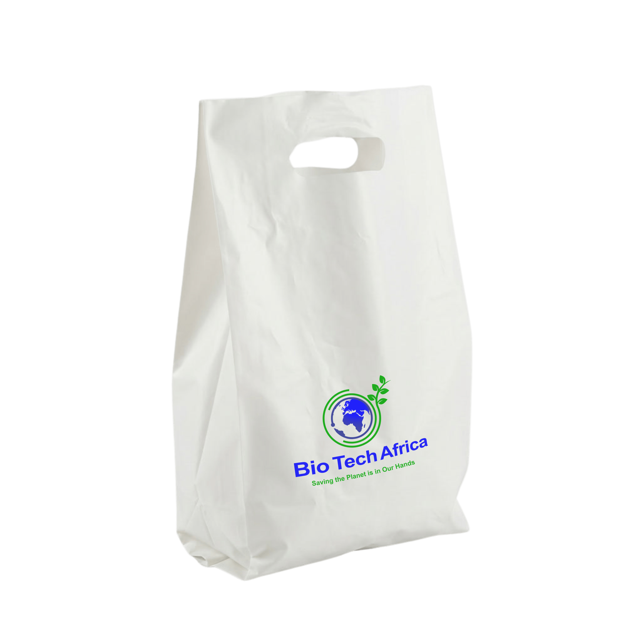 Biodegradable carry bags in a range of sizes