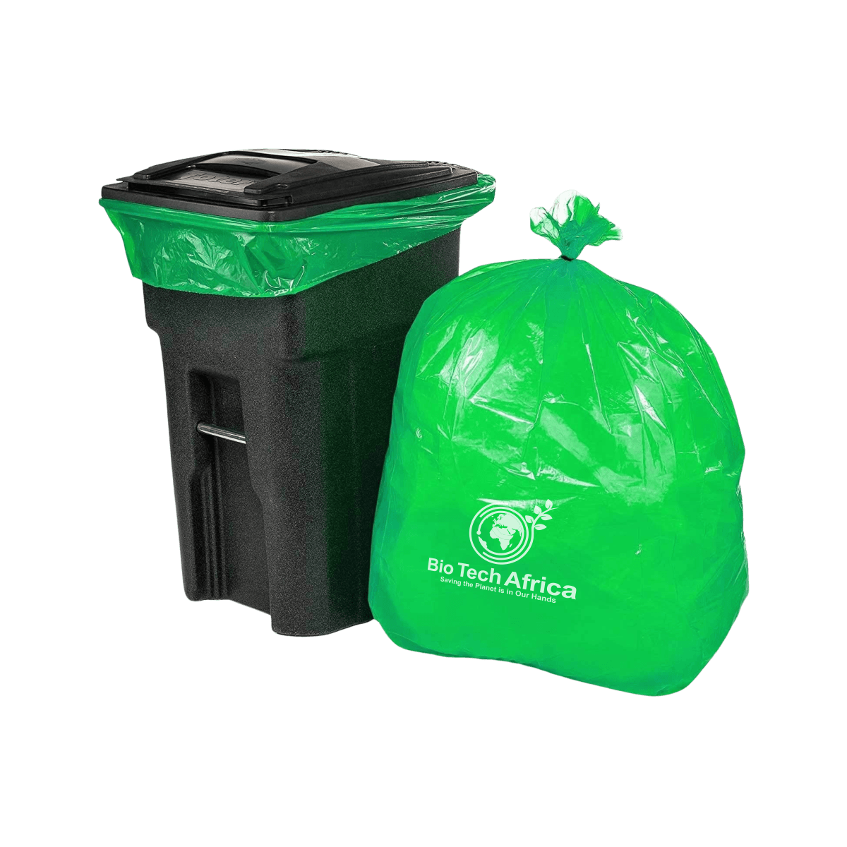 Heavy-duty compostable garbage bags and bin supply